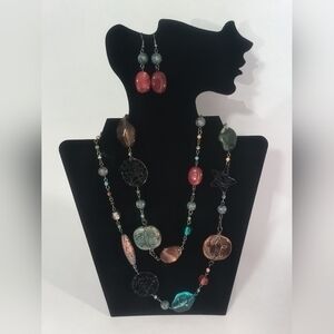 Boho Wire & Beads Jewelry Set